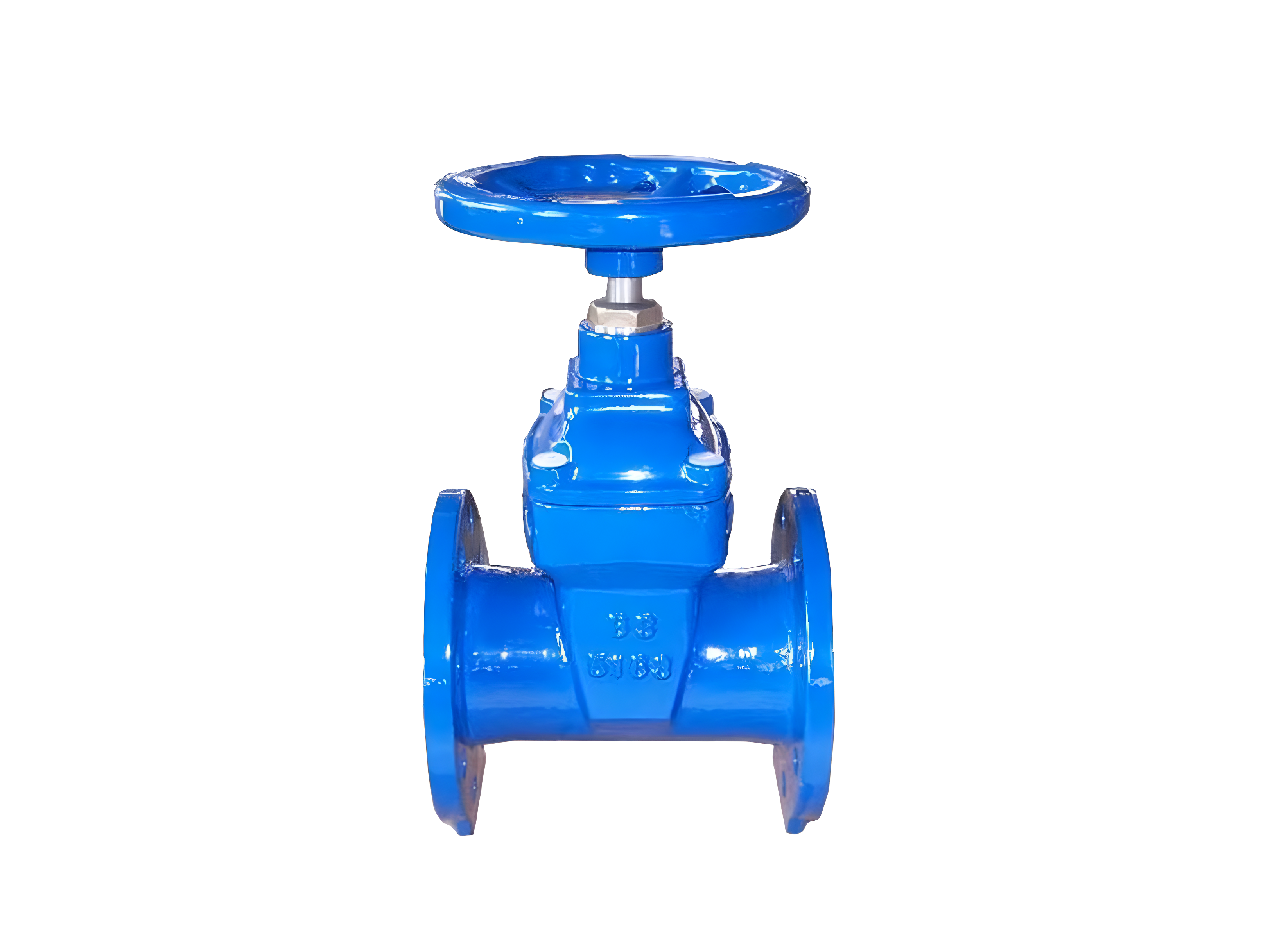 Z45X non rising stem elastic soft sealing gate valve